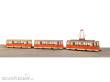Halling REK-BZ3-S - Reko-Triebwagen BVB Berlin ZR Nr. 223 003-1, orange, hochwertiges Standmodell