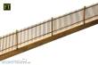 Halling M-105 - Holz-Staketenzaun, Orig. 1,2 m, 15°