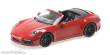 Minichamps 155063032 - PORSCHE 911 CARRERA 4 GTS CABRIOLET - 2020 - RED