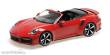 Minichamps 155069084 - PORSCHE 911 (992) TURBO S CABRIOLET - 2020 - RED