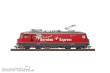 Bemo 1559111 - RhB Ge 4/4 III 641 Universallok ´Heidiland Express´