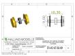 Halling ETH-AXO-VRT-090-H0M - Mitlaufachse, H0m, mit 9mm, Distanzscheibe