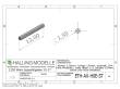 Halling ETH-AX-H0E-ST - Achse 1,5 mm, Länge 12 mm, stumpf