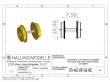 Halling ETH-AXO-VRP-100-H0E - Laufachse spitz, H0e, mit 10mm