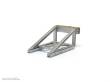Halling M-258-K-FM - Prellbock (H0e) ´Krimml´, silber