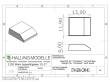 Halling ETH-GEW-COM-N3 - Gewicht, rechteckig 13,9x19,5mm