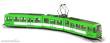 Halling TW6-H16-S - Hannover TW6000 Nr. 6216, grün, Standmodell