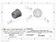 Halling ETH-BUX-SET - 8 Stück Kunststoff-Isolatorbuchsen