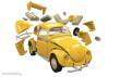 Airfix J6023 - Quickbuild VW Beetle - Yellow