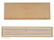 Halling B-3018 - Dachplatte Faserzement, 1 Dachplatte, 2 Dachfirste, 2 Regenrinnen. Bausatz