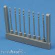 Quickboost QB72 017 - Lancaster gun barrels round perforated Für Hasegawa Bausatz.