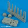 Quickboost QB72 086 - Bf 110G propellers für Italeri Bausatz