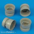 Quickboost QB72 114 - B-17 Flying Fortress correct cowlings für Academy Bausatz