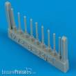 Quickboost QB72 141 - B-24D Liberator gun barrels für Hasegawa Bausatz