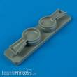 Quickboost QB72 197 - Morane Saulnier MS.406 wheel well Für Hasegawa Bausatz