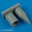 Quickboost QB72 200 - MiG-21 MF/bis/SMT air intake für Fujimi Bausatz