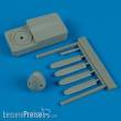 Quickboost QB72 292 - P-51B/C/D propeler w/tool (HAS)
