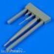 Quickboost QB72464 - MiG-15bis gun barrels for Eduard