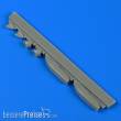 Quickboost QB72540 - Bristol Beaufighter air intakes a. fuel drain (B) for Airfix