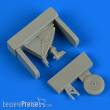Quickboost QB72567 - A-1J Skyraider tailwheel for Hasegawa