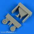 Quickboost QB72569 - A-1H Skyraider tailwheel for Hasegawa