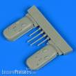 Quickboost QB72573 - B-25 Mitchell gun packs for Hasegawa