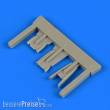 Quickboost QB72580 - MiG-21MF air scoops for Eduard