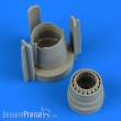Quickboost QB72583 - MiG-21MF correct exhaust nozzle f.Eduard