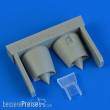 Quickboost QB72 616 - 1:72 Mirage F.1B air intakes for Special Hobby