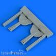 Quickboost QB72 618 - 1:72 Bf 109G-6 undercarriage covers f.Tamiya