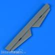 Quickboost QB72 630 - 1:72 F-14 Tomcat ventral fins for Academy