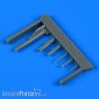Quickboost QB72 641 - 1:72 MiG-17F gun barrels for Airfix