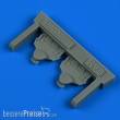 Quickboost QB72 721 - F4U-1 bird cage Corsair headrest type B for Tamiya