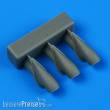 Quickboost QB72 724 - Bf 109G-6 air intake for Tamiya