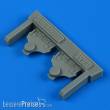 Quickboost QB72 725 - F4U-1 Corsair Birdcage headrest type A for Tamiya