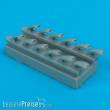 Quickboost QB32 015 - 1:32 Ju 87G Stuka exhausts für Hasegawa Bausatz