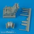 Quickboost QB32 050 - 1:32 MiG-29A ejection seat with safety belts