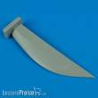 Quickboost QB32 064 - 1:32 F-105 Thunderchief correct ventral fin für Trumpeter Bausatz