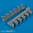 Quickboost QB32 078 - 1:32 Spitfire Mk.IX exhaust - fishtail (HAS)