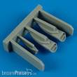 Quickboost QB32 108 - 1:32 MiG-23 Flogger air scoops for Trumpeter