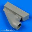 Quickboost QB32171 - 1:32 Bf 109G-6 correct air intake for Revell