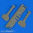Quickboost QB32196 - 1:32 A6M5c Zero Type 52 undercarriage covers for Hasegawa