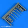 Quickboost QB32 233 - 1:32 Bf 109G-6 piston rods with undercarriage legs locks f.Hasegawa