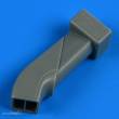 Quickboost QB32 345 - Bf 109F-0/F-1 air intake - early for Hasegawa