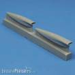 Quickboost QB48 028 - 1:48 F-8 Crusader air cooling scoops für Hasegawa Bausatz