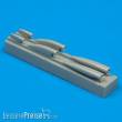 Quickboost QB48 031 - 1:48 MiG-21PFM air cooling scoops für Academy Bausatz