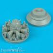 Quickboost QB48 053 - 1:48 P-36A Hawk engine für Academy Bausatz