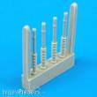 Quickboost QB48 096 - 1:48 Hurricane Mk. IIc gun barrels für Hasegawa Bausatz