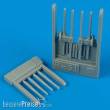 Quickboost QB48 100 - 1:48 P-61B Black Widow gun barrels für Revell Monogram Bausatz
