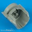 Quickboost QB48 124 - 1:48 Fw 190A-5/A-6 trop cowling with exhaust für Eduard Bausatz